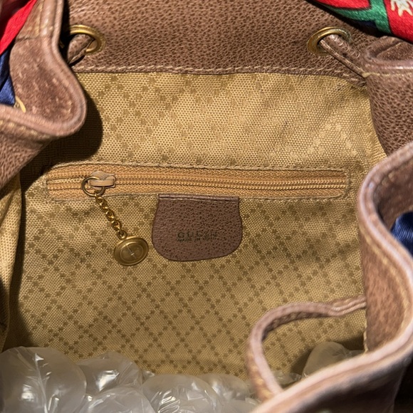 Gucci backpack  brown leather small version - Picture 8 of 10